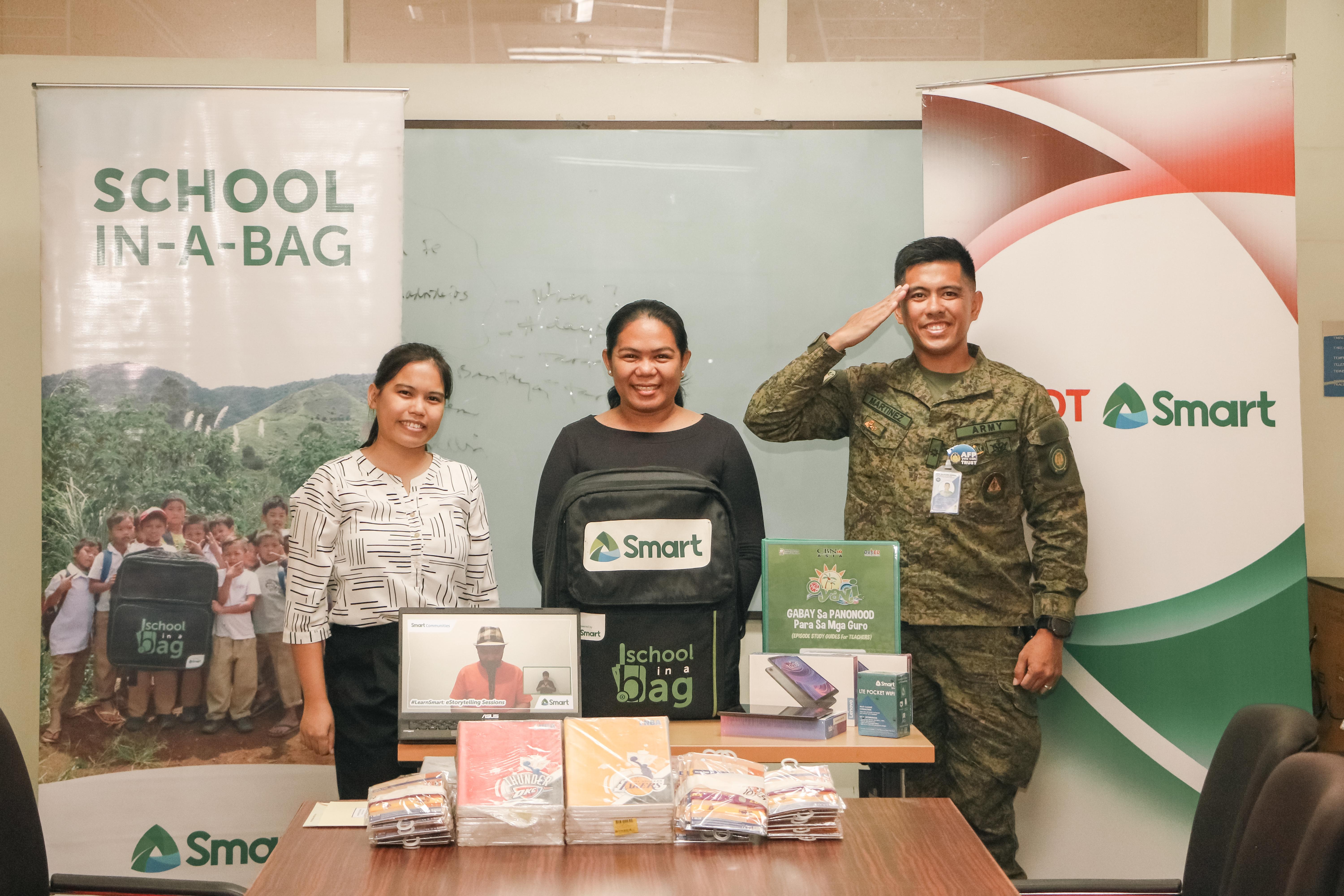 PLDT, Smart extend reach of AFP’s mobile e-learning hub in Visayas, enabling Mandaue City 