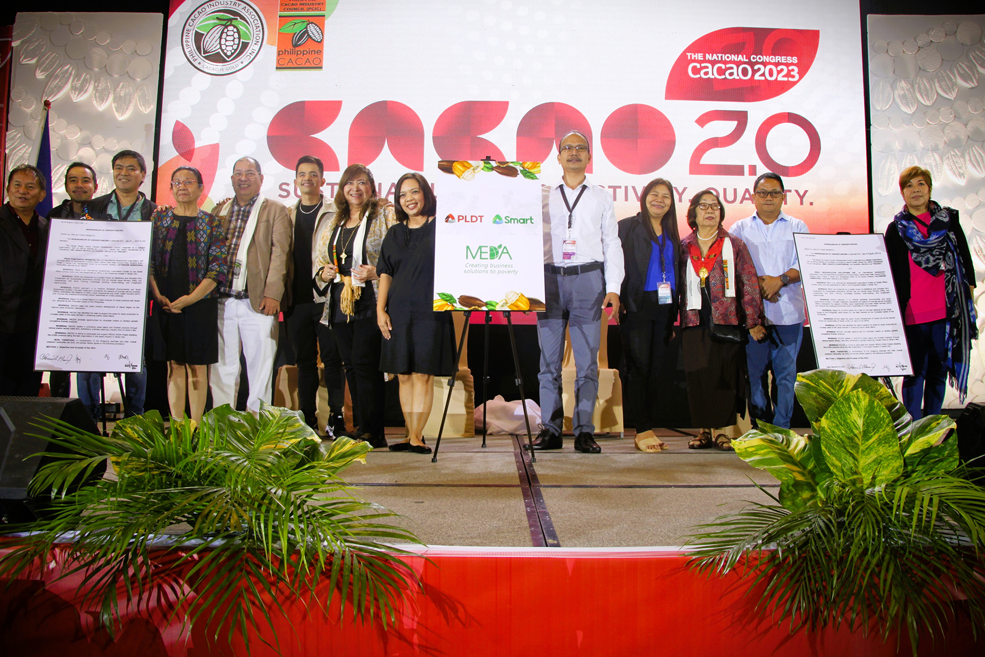 PLDT, Smart launch MEDA partnership, enabling Filipino cacao farmers