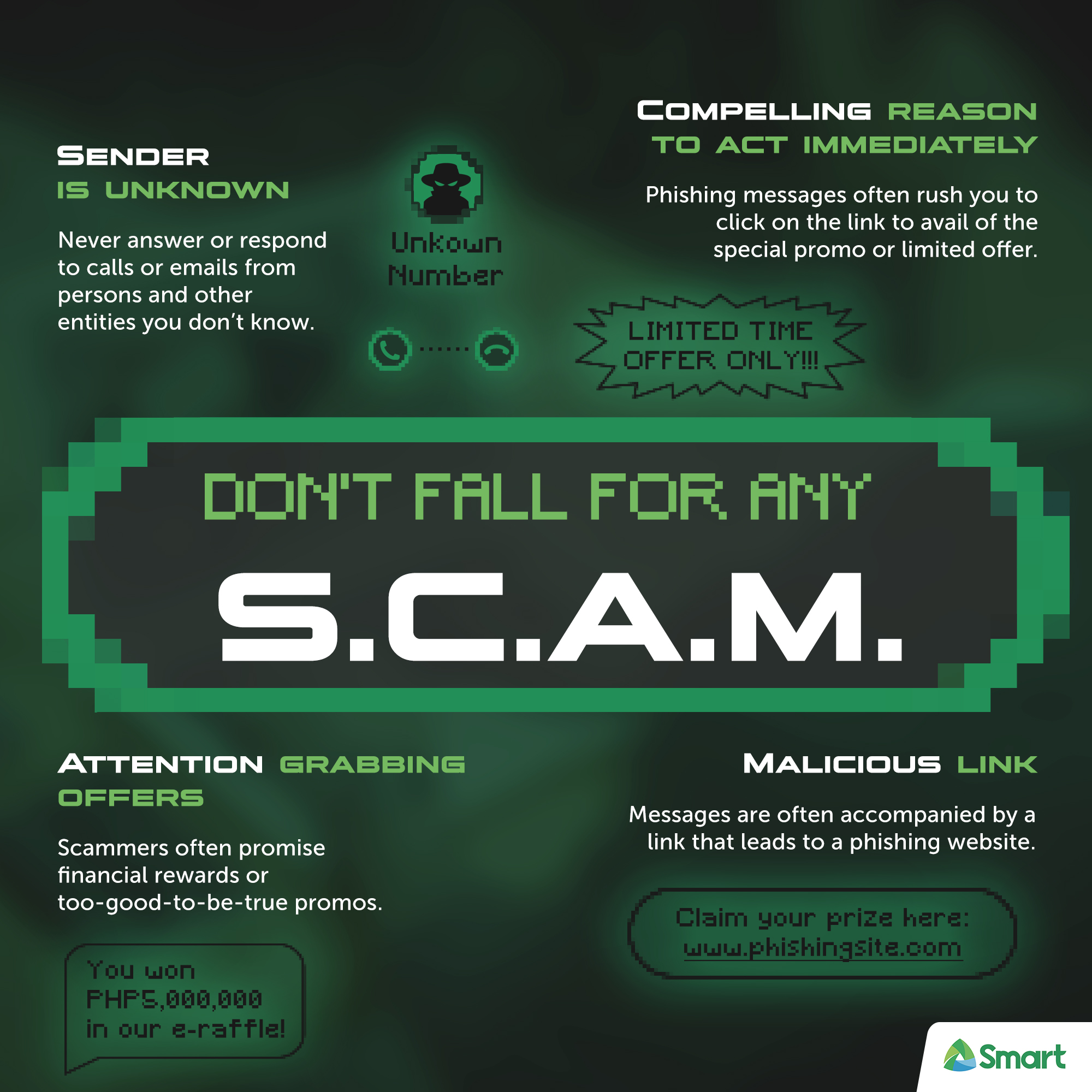 PLDT, Smart remind customers to remain vigilant against online fraud 