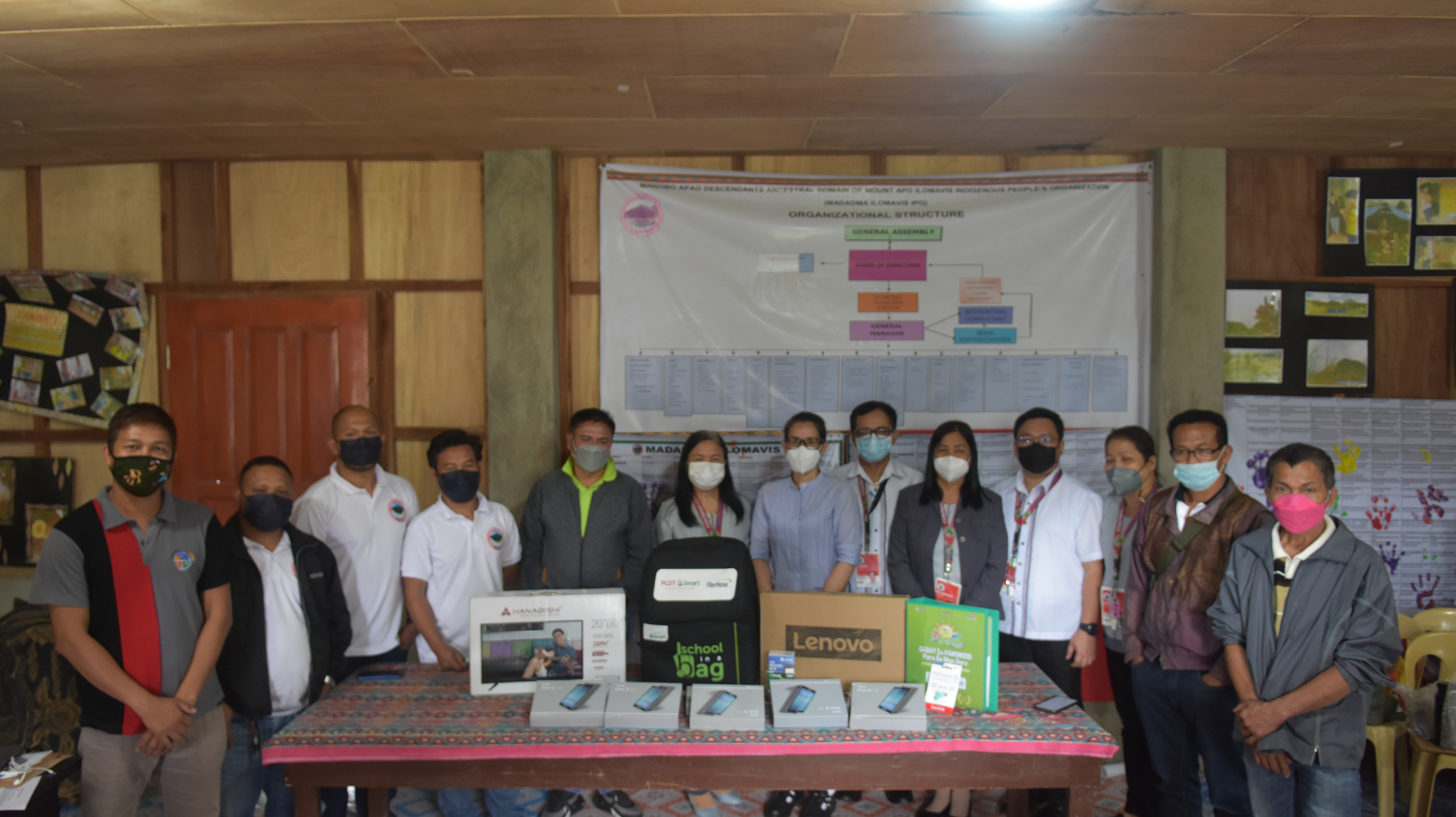 PLDT, Smart turn over School-In-A-Bag to Kidapawan IP schools 