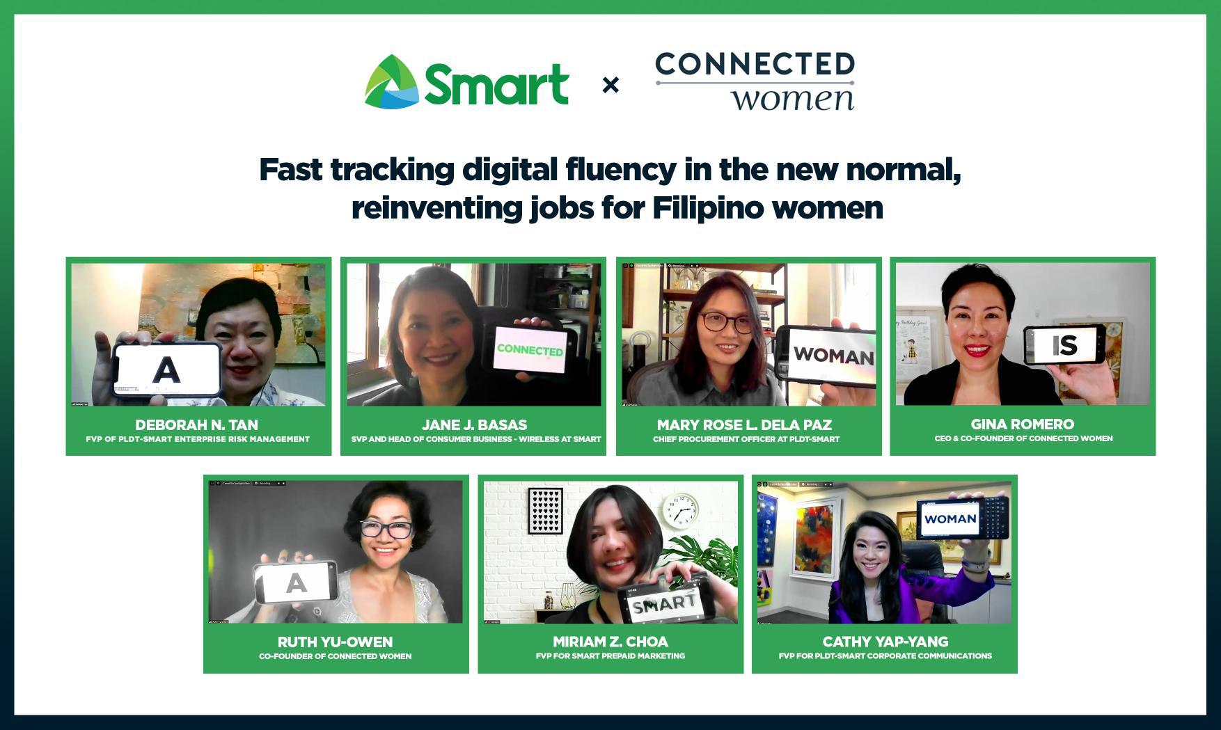 Smart - Connected Women partnership: Fast-tracking digital fluency in the new normal, reinventing jobs for Filipino women