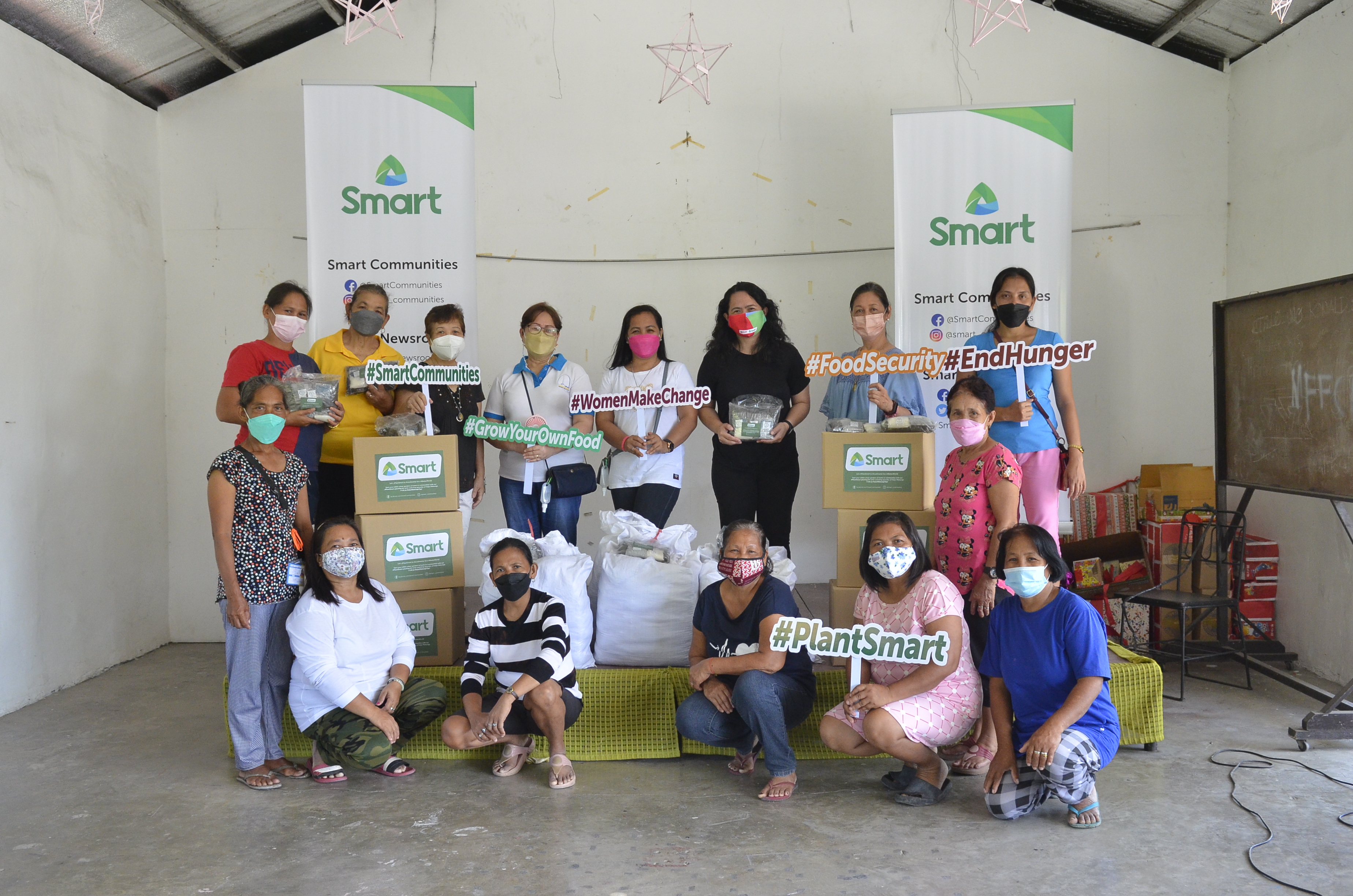 ‘Women power’ partner with Smart for  food security in Muntinlupa, Taguig 