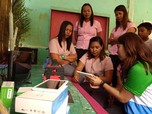 Banuang Daan teachers with Steph Orlino Banuang Daan teachers with Steph Orlino