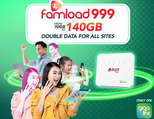 Double Data for Prepaid Home WiFi 