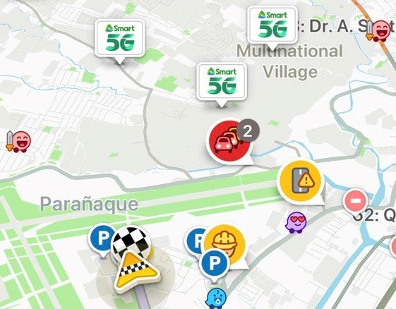 Smart 5G Waze Pins