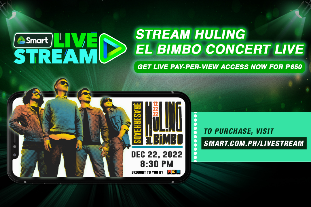 Smart LiveStream App x Eraserheads Concert 