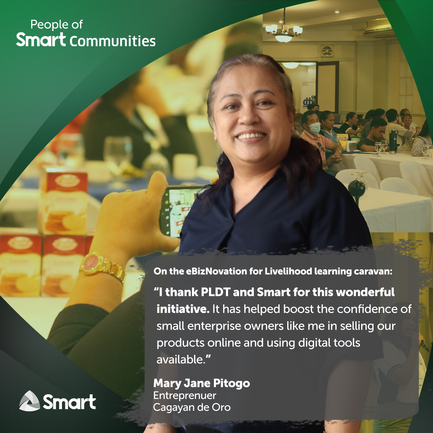 CDO entrepreneur welcomes tech to amplify her biz