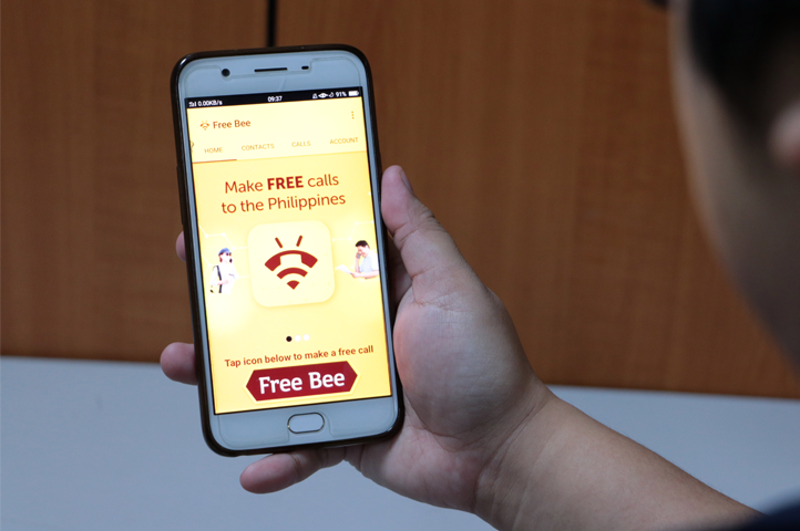 Free Bee connects Pinoys worldwide Free Bee connects Pinoys worldwide