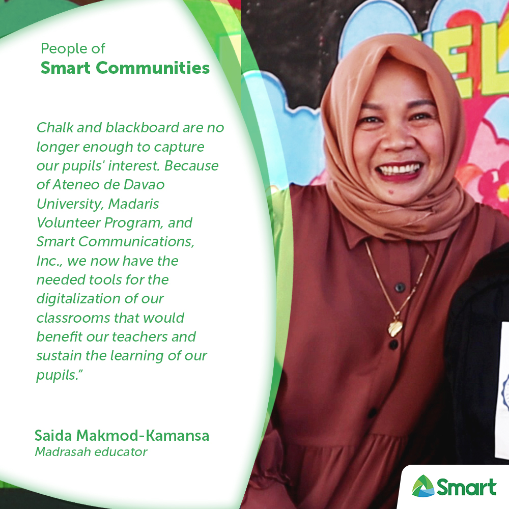 Madrasah educator in Maguindanao del Norte benefits from Smart’s School-in-a-Bag
