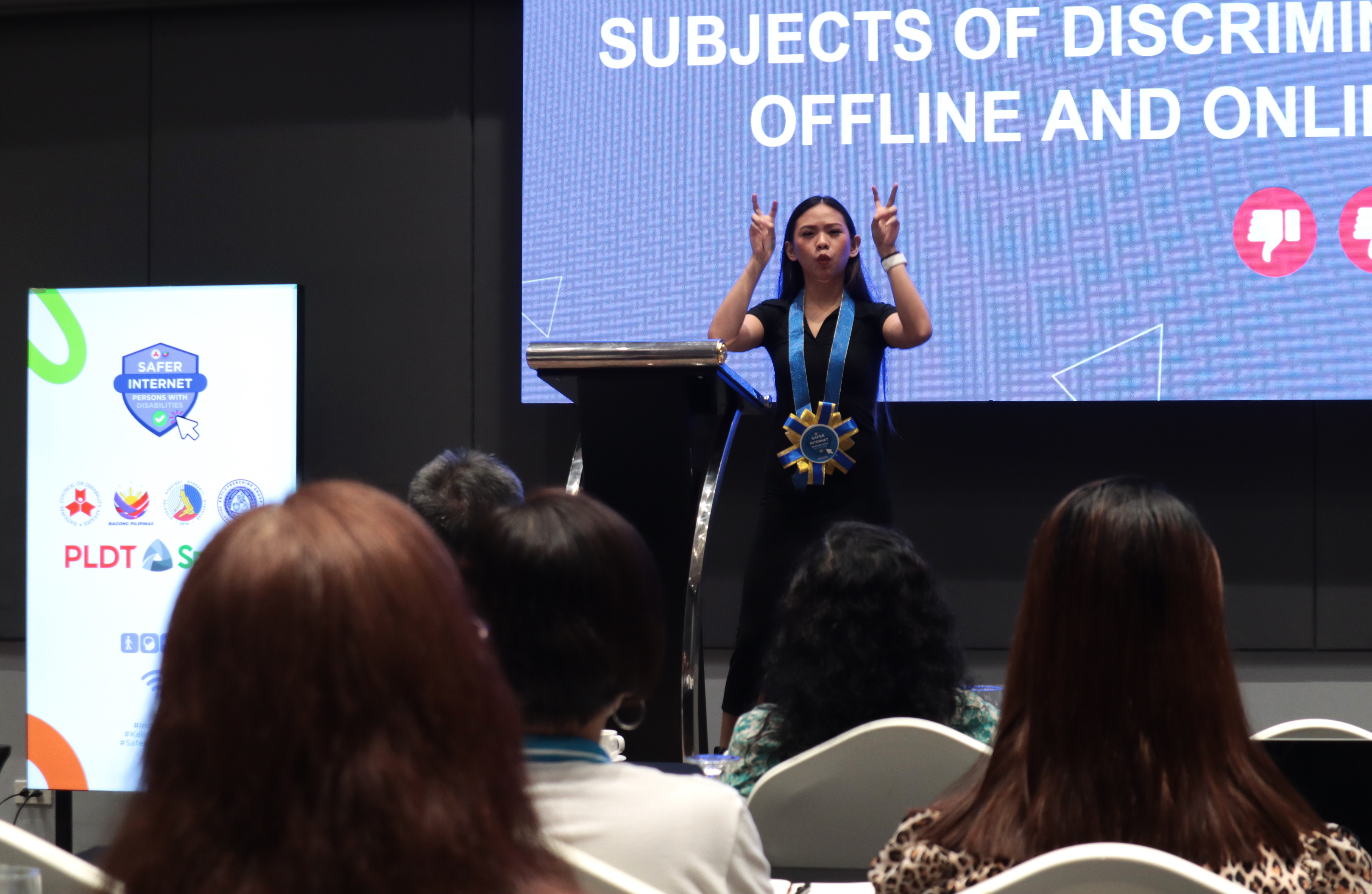 PLDT and Smart enable persons with disability, to #BeCyberSmart