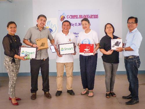PLDT and Smart turn over communication equipment to C-Cimpel and media outfits as part of support for the 2019 elections. PLDT, Smart provide communications support for 2019 elections