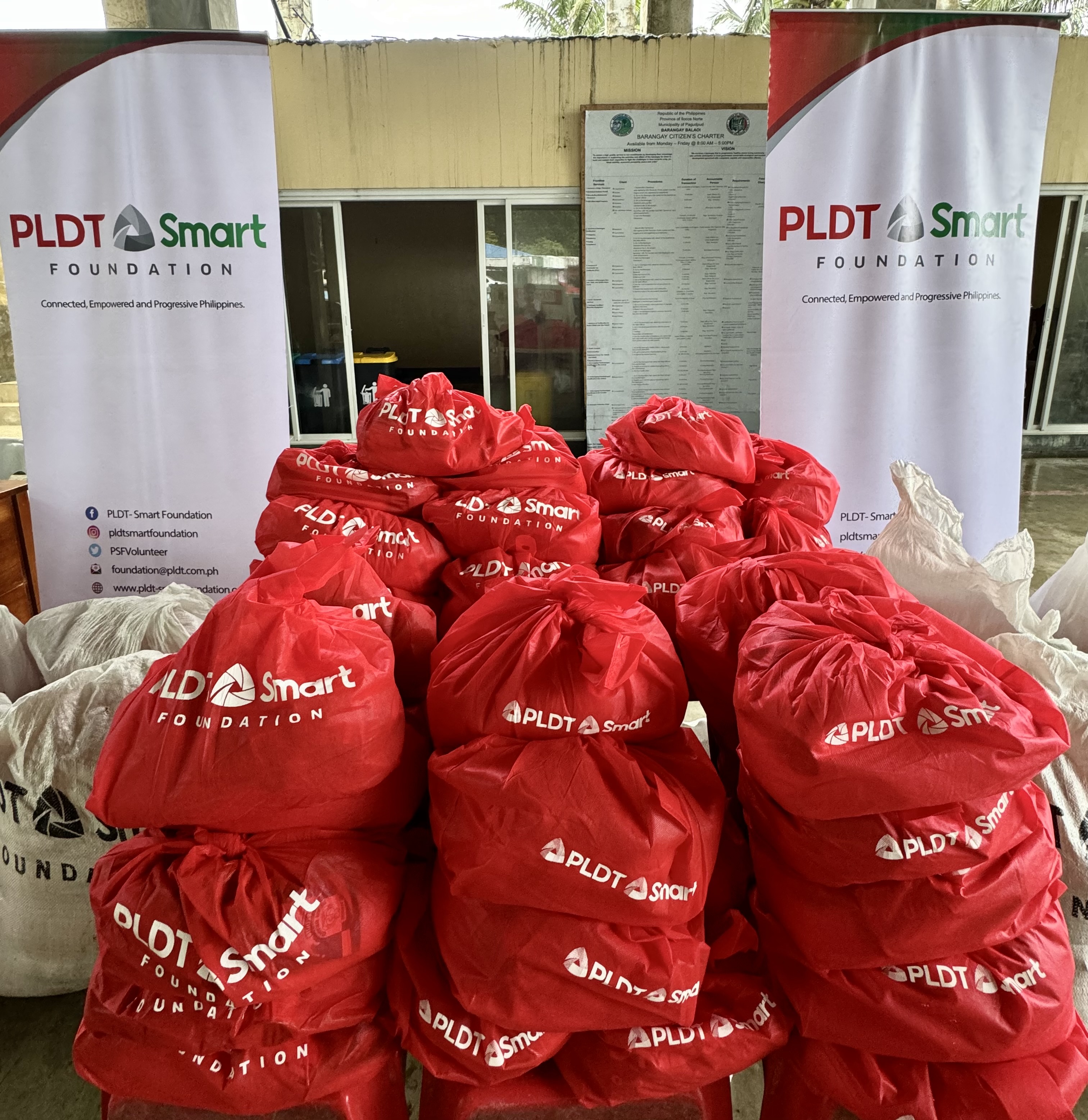 PLDT, Smart aid continues in #Pepito-hit areas