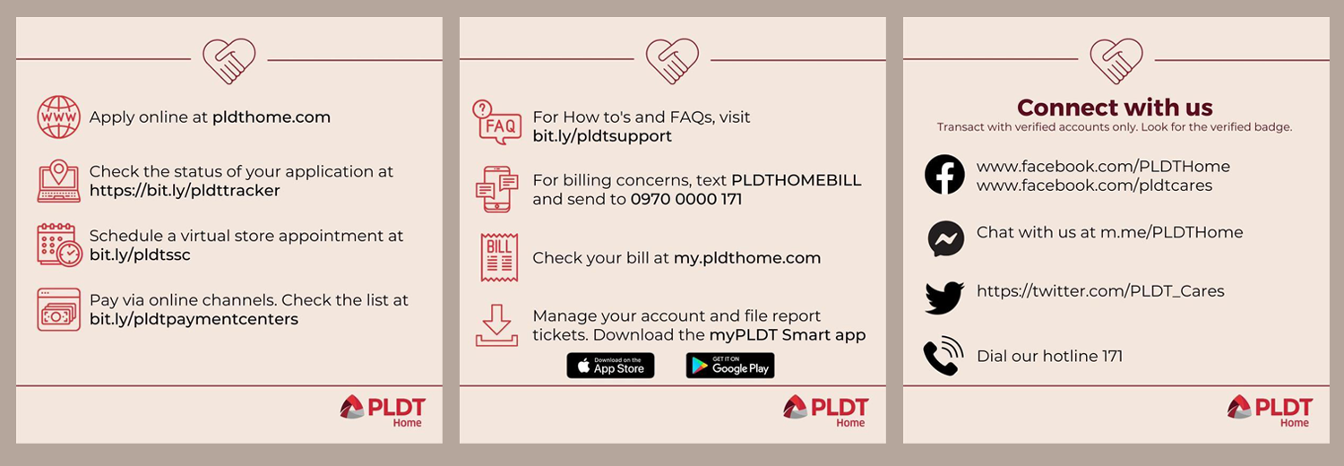PLDT, Smart assure customers continued service in stores, online amid surge