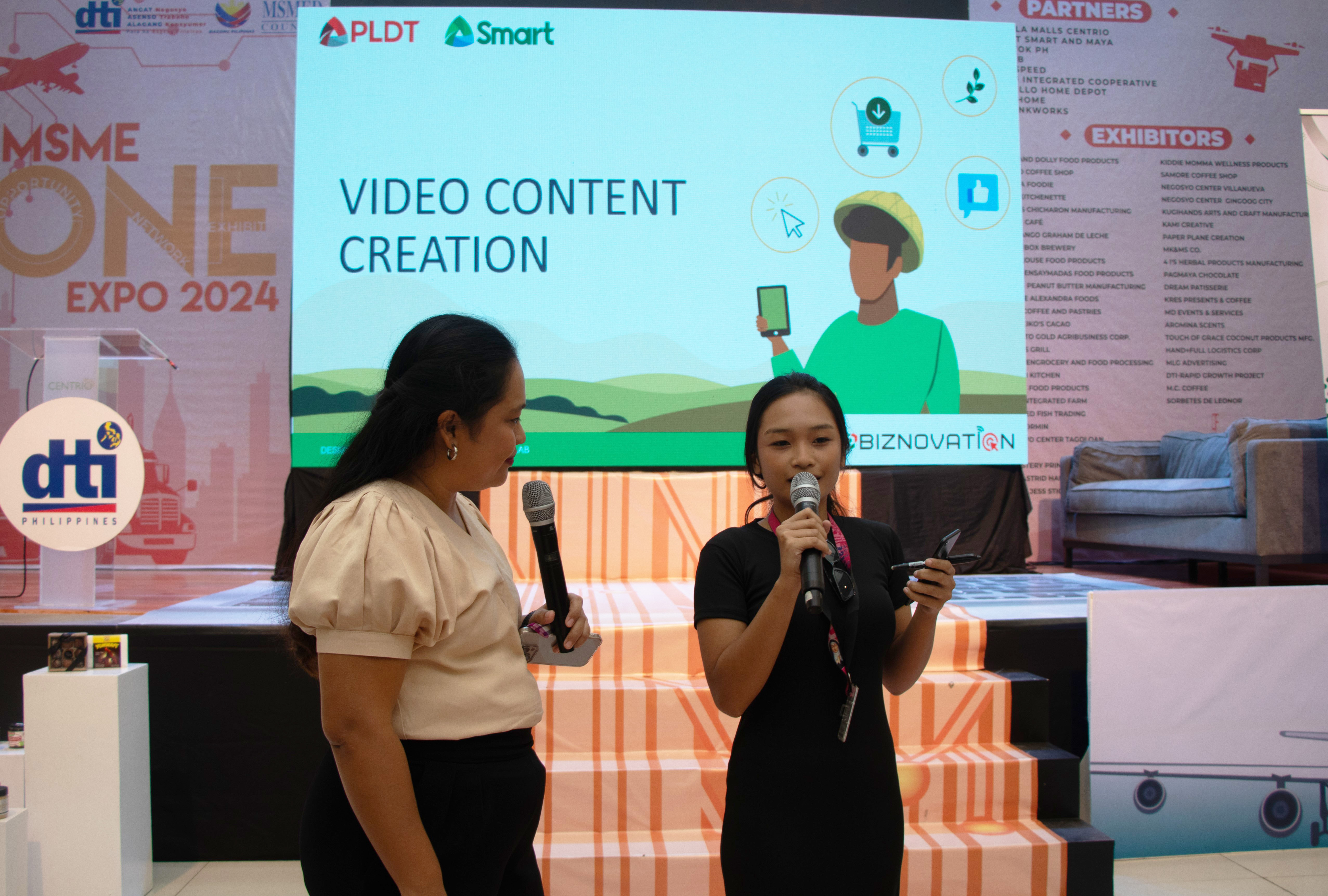 Participants gained insights into creating engaging content and effective social media marketing from Ms. Sarah Dayrit, co-founder of Davao Digital Creators.