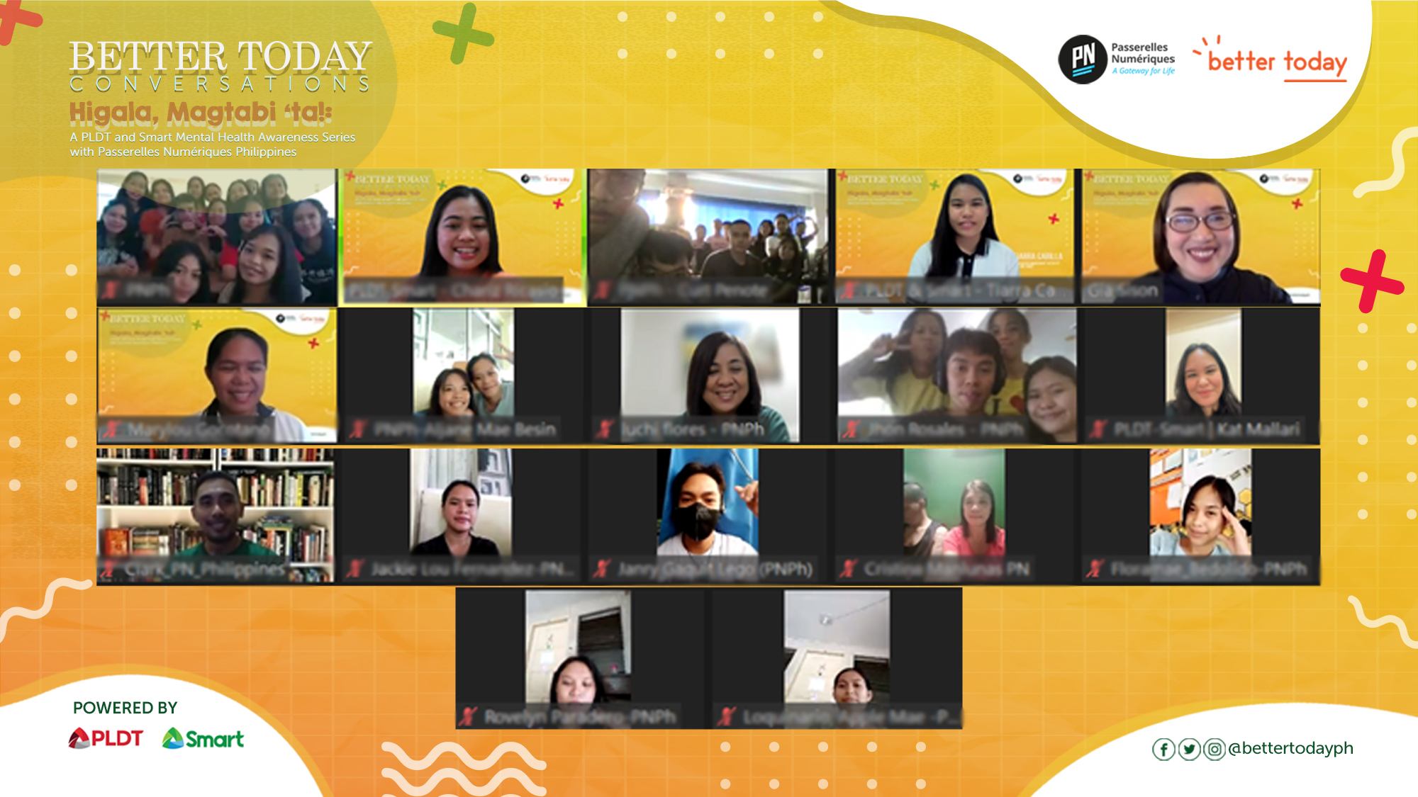 PLDT, Smart empower Passerelles numériques PH student-scholars through mental health awareness talks 