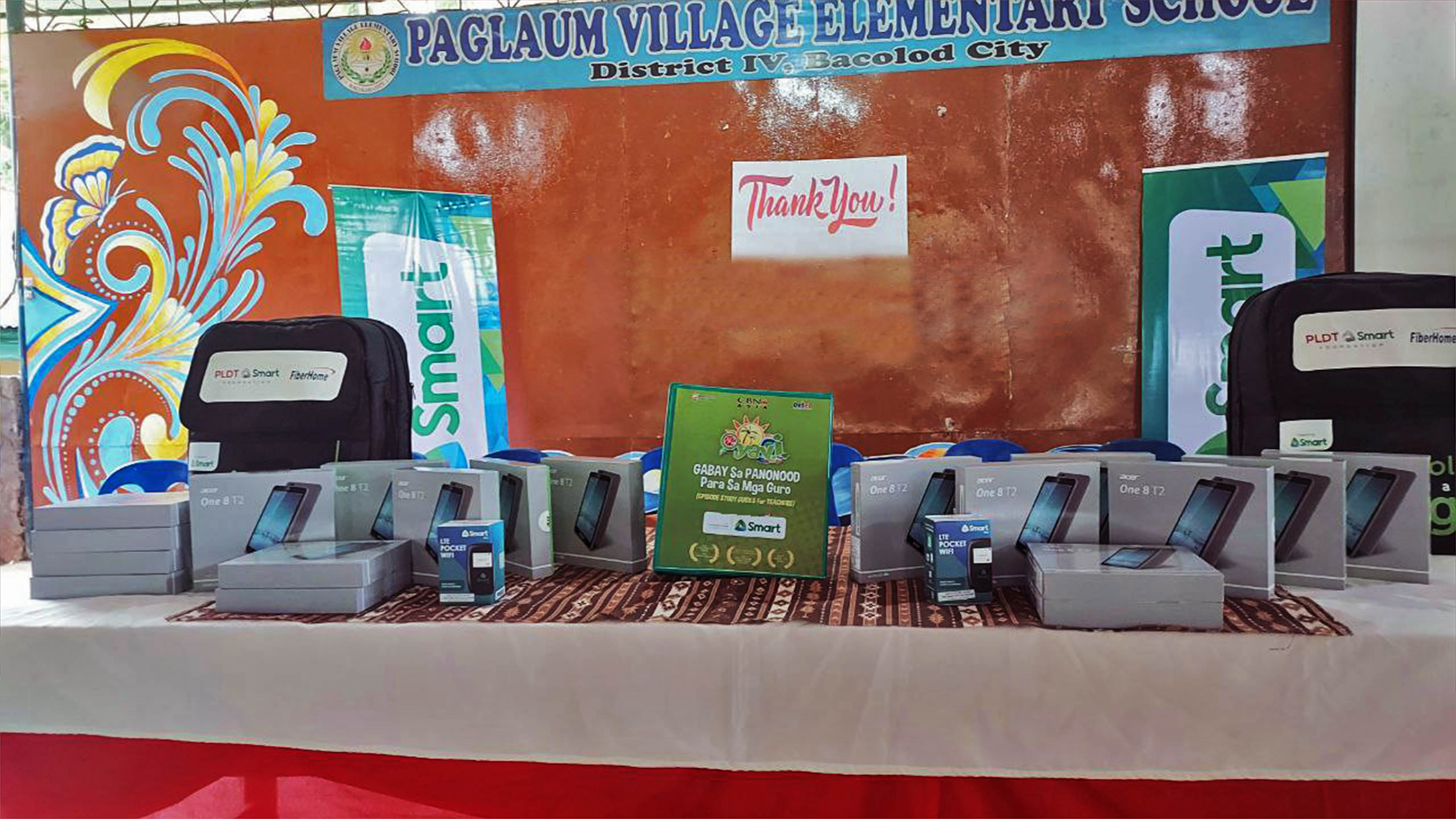 PLDT, Smart enhance distance learning in Bacolod schools via School-In-A-Bag