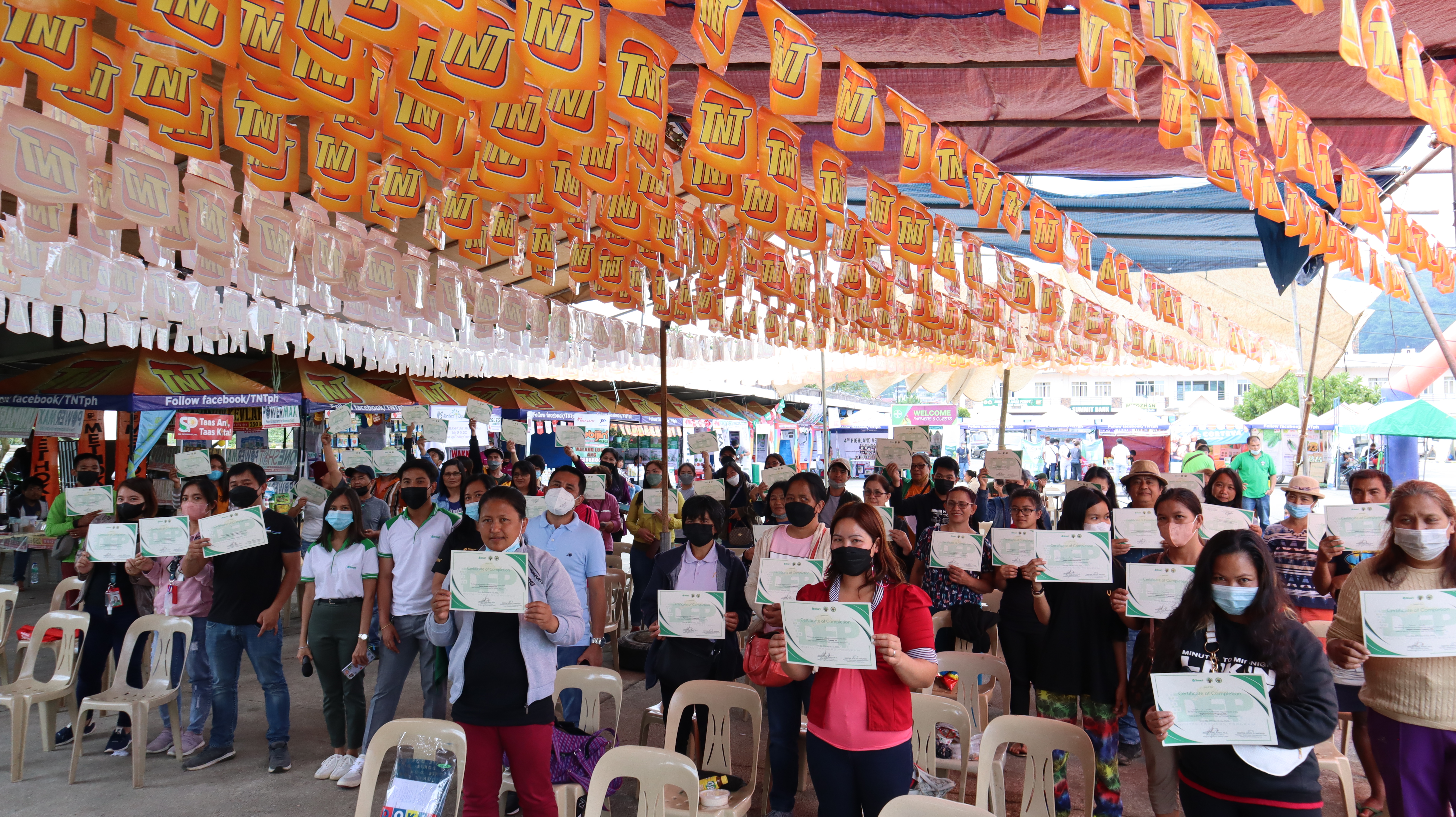 PLDT, Smart fulfill digital training commitment to Benguet farmers post-earthquake