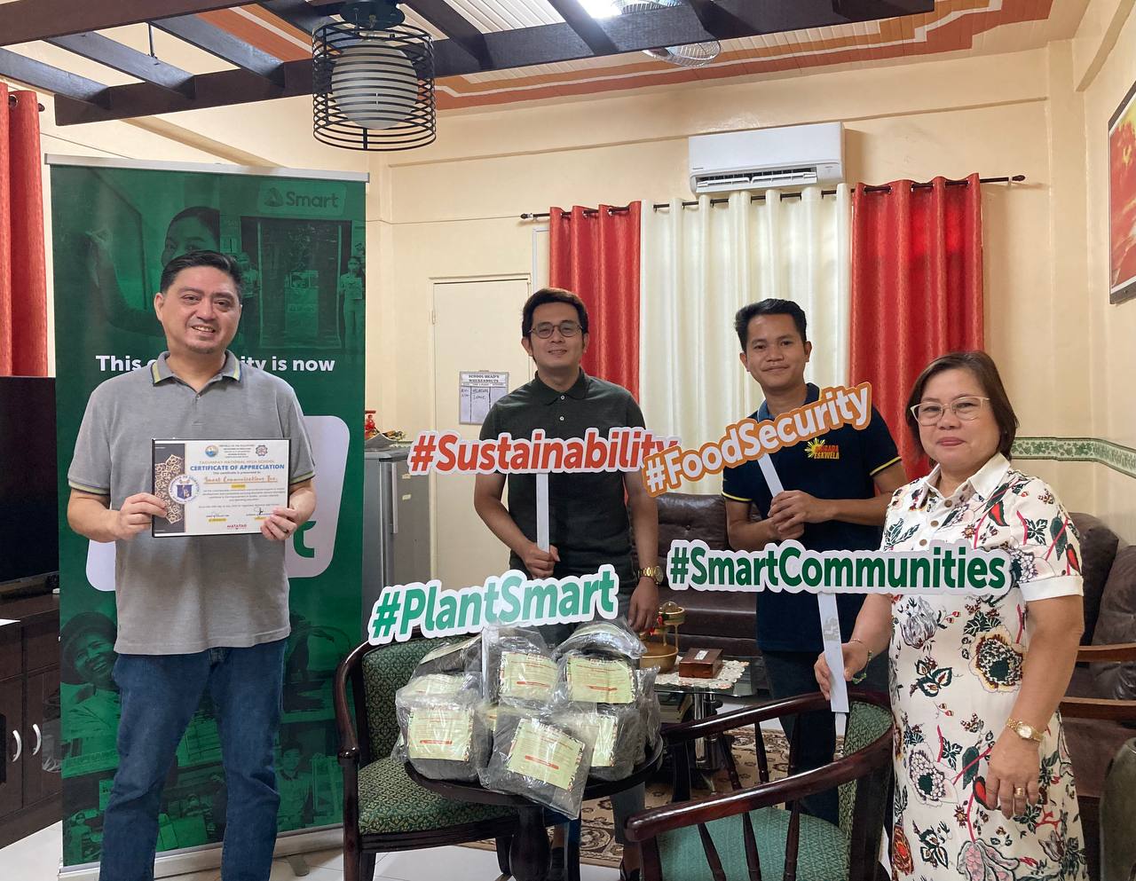 PLDT, Smart promote PH food security with home gardening web series