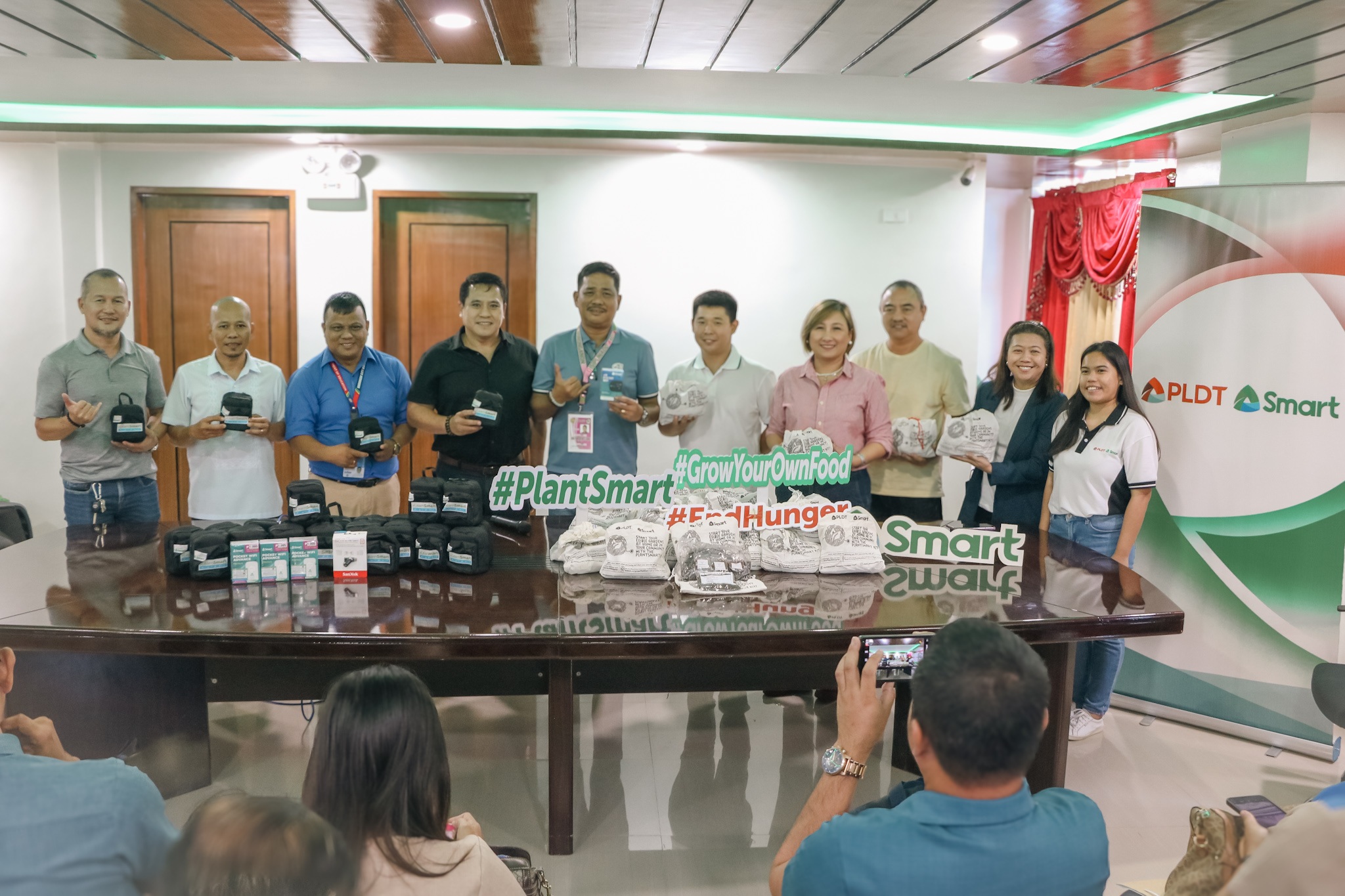 PLDT, Smart support Borongan City through education, food security programs
