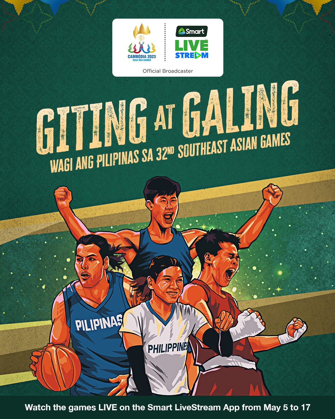 PLDT, Smart support Filipino athletes in the 32nd SEA Games