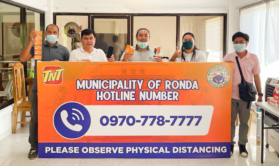 PLDT, Smart support LGU Ronda through Project Hotline