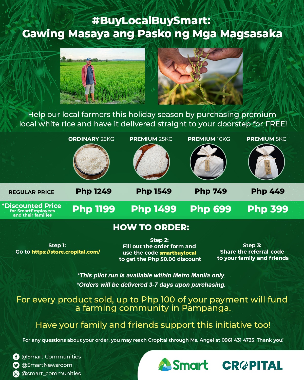 PLDT, Smart sustain corporate ‘RICEponsibility’ program 