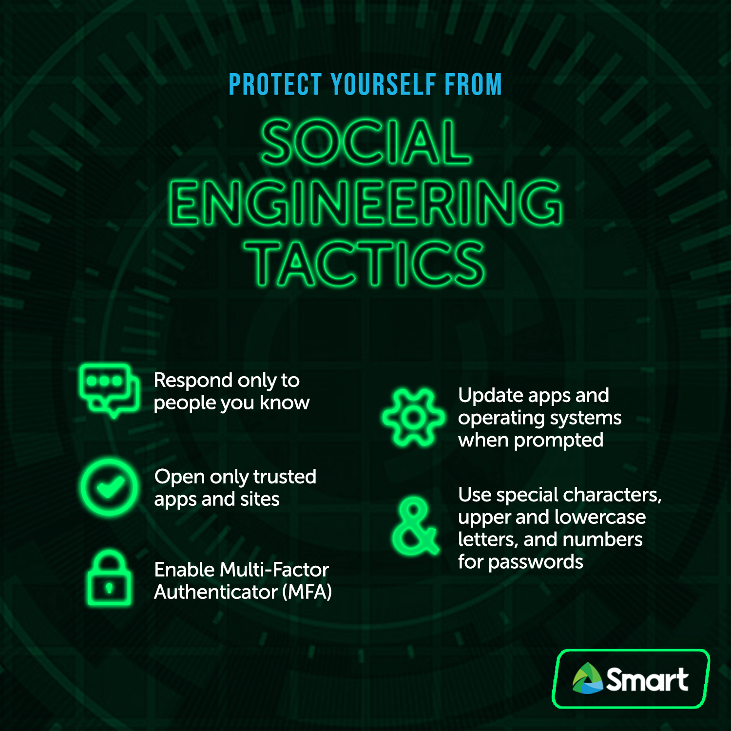 PLDT, Smart widen awareness campaign vs corporate hacking, educating employees PLDT, Smart widen awareness campaign vs corporate hacking, educating employees