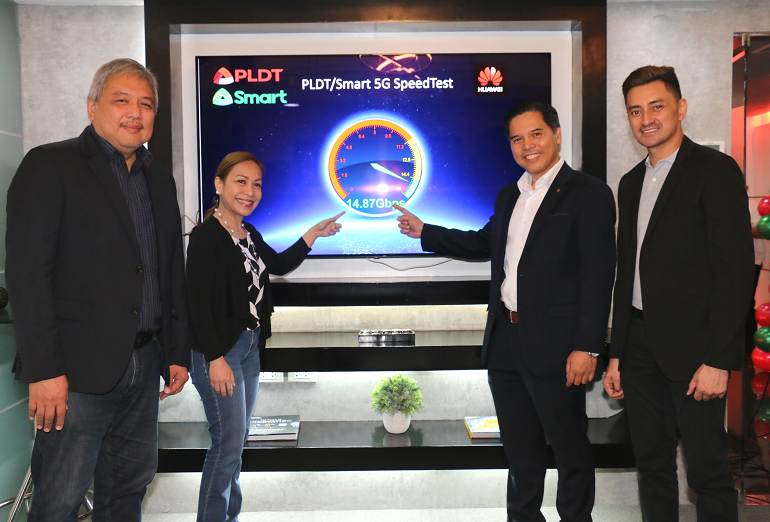 Smart breaches 5G speeds of 14Gbps Smart breaches 5G speeds of 14Gbps