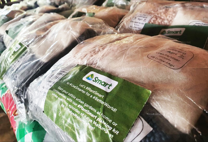Smart distributes plant kits to IP farmers in Talakag, Bukidnon