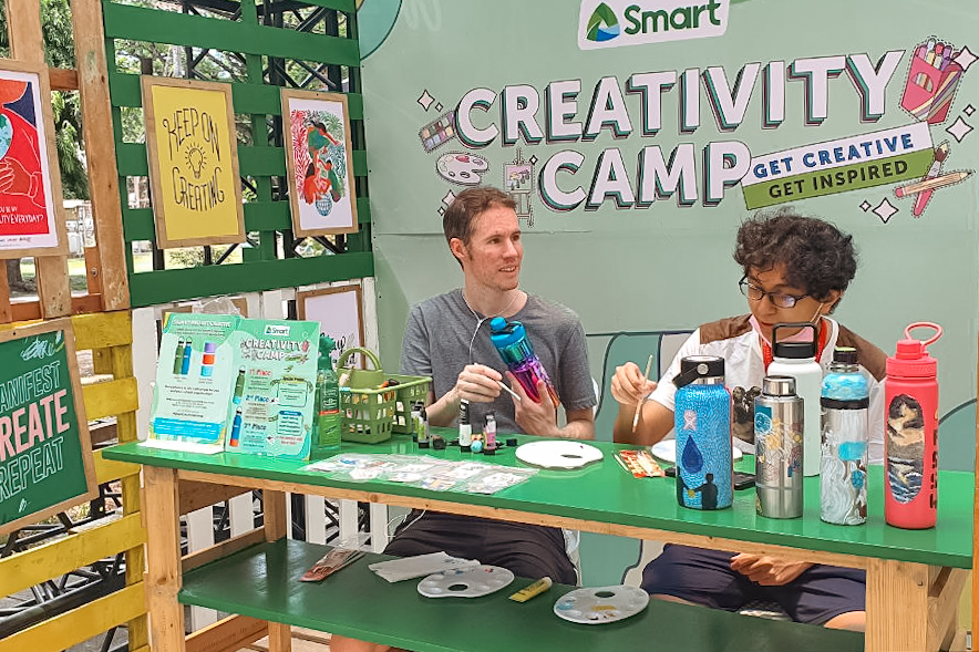 Smart holds ‘Creativity Camp’ at Silliman University, reinforcing sustainability