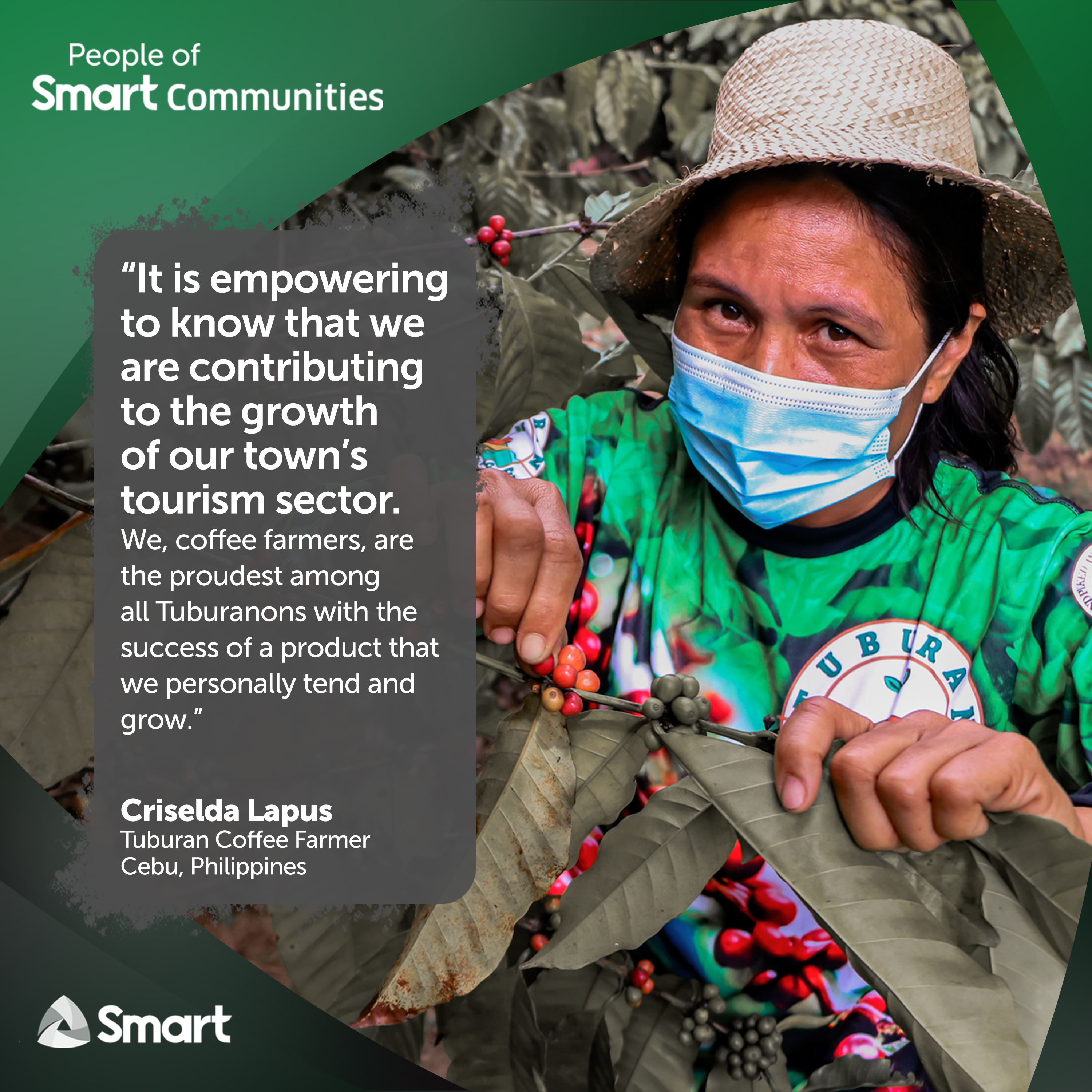 Smart’s reliable connectivity enables livelihood for coffee farmer Criselda Lapus