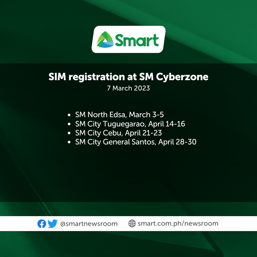 Smart, TNT assisted SIM registration continues at SM Cyberzone 
