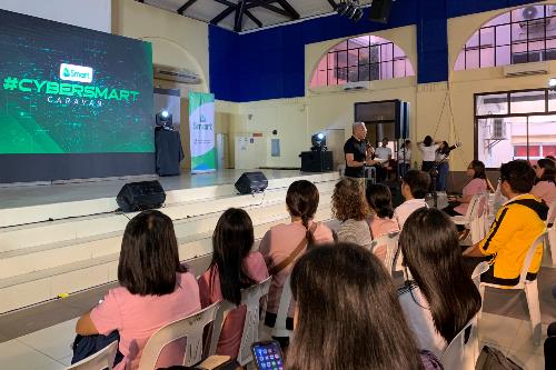 Teachers from all over Metro Manila attend the #CyberSmart Caravan. Smart advocates cybersecurity skills for teachers
