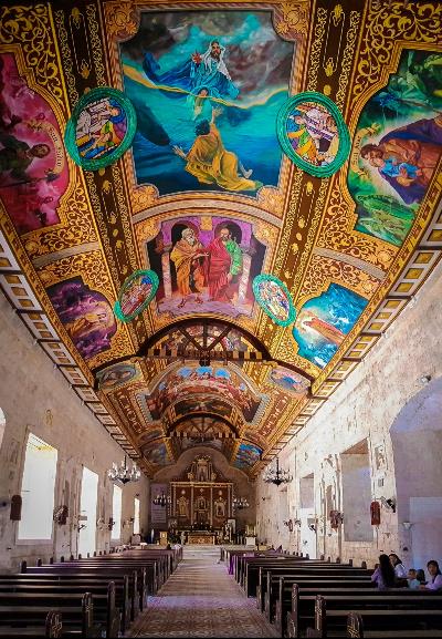 The Dibuho sa Kisame tells the story of the Creation, the Fall of Man, and Redemption. Centuries-old Bantayan parish marks ‘digital’ milestone