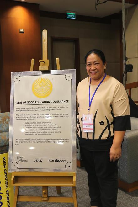 Villaverde, Nueva Vizcaya, Mayor Ronelie Ubando-Valtoribio Metrics level playing field for LGUs on good education governance