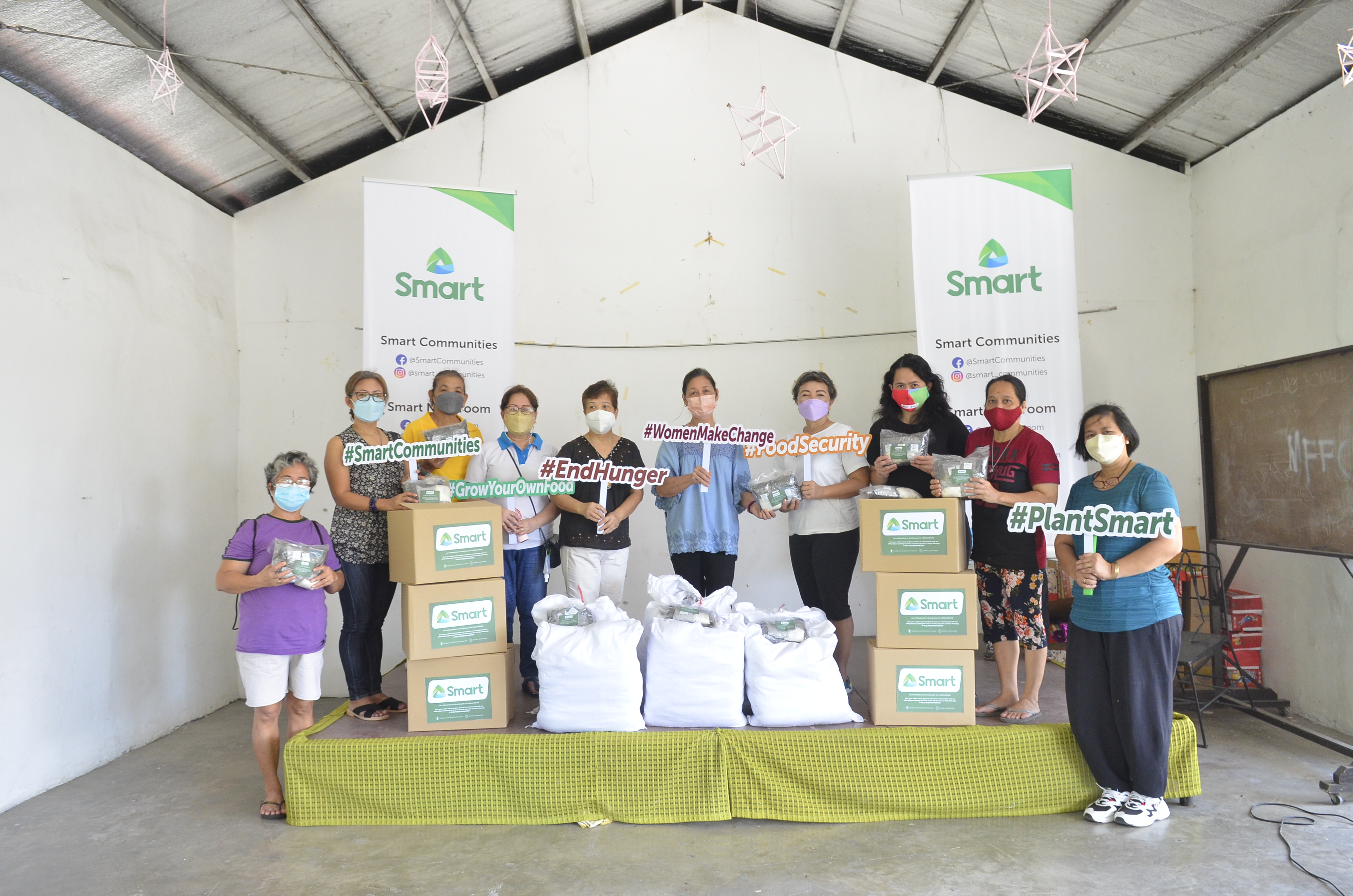 ‘Women power’ partner with Smart for  food security in Muntinlupa, Taguig 
