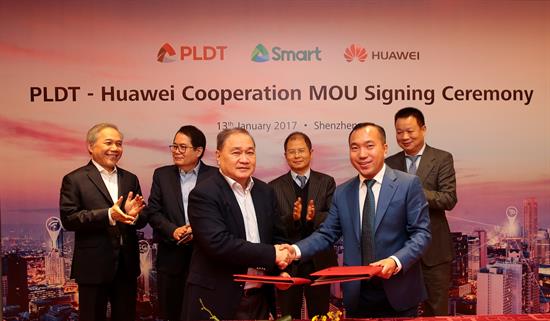 PLDT, Smart sign 5G MOA with Huawei PLDT, Smart sign 5G MOA with Huawei