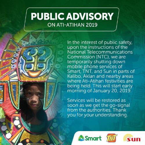 AtiAtihan 2019 advisory AtiAtihan 2019 advisory