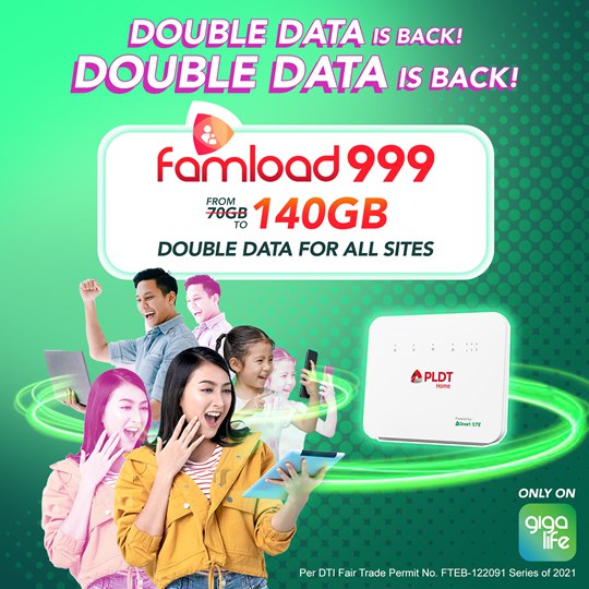 Double Data for Prepaid Home WiFi Double Data for Prepaid Home WiFi