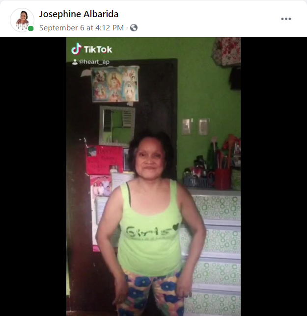 Josephine Albarida TikTok