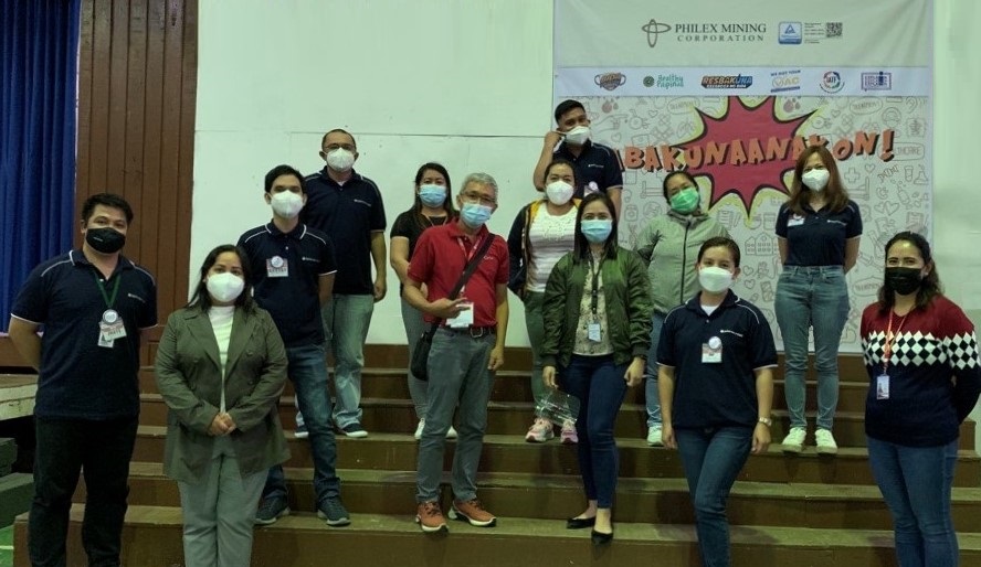 MVP Group Vaccination Program - Philex Pacdal vaccination team