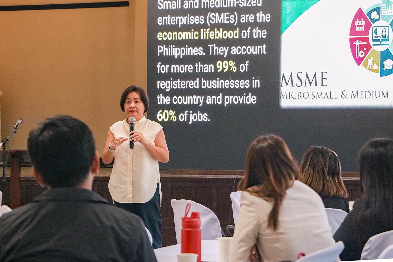 PLDT Enterprise SMBiz Visayas and Mindanao Head, Jinky Francisco, explains how internet connectivity helps in building a strong brand, increasing profit, and reducing operational costs