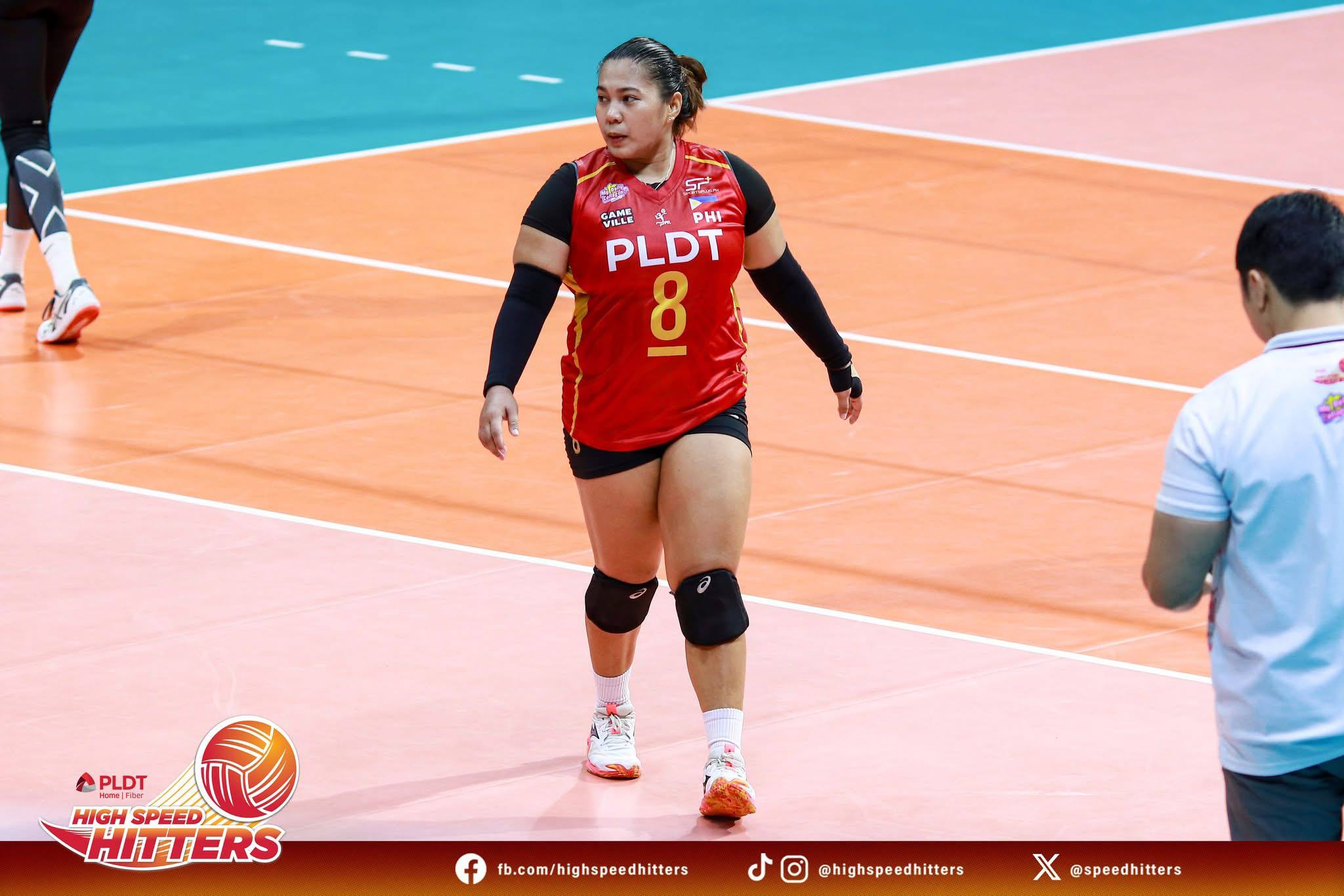 PLDT High Speed Hitters team captain Kath Arado
