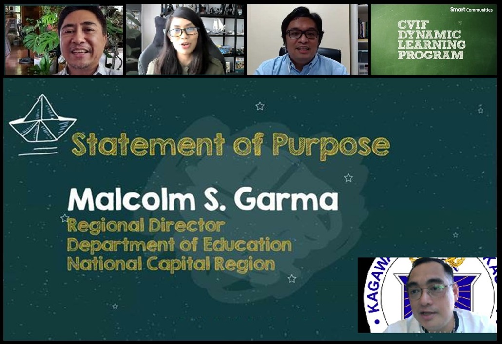 Smart-backed CVIF-DLP training for NCR teachers - DepEd NCR Director Malcolm Garma and speakers