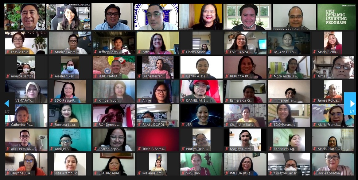 Smart-backed CVIF-DLP training for NCR teachers - Participants
