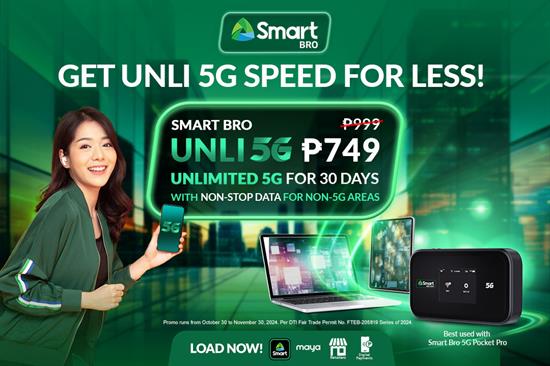 Smart Bro Unli 5G 749 Smart Bro Unli 5G 749