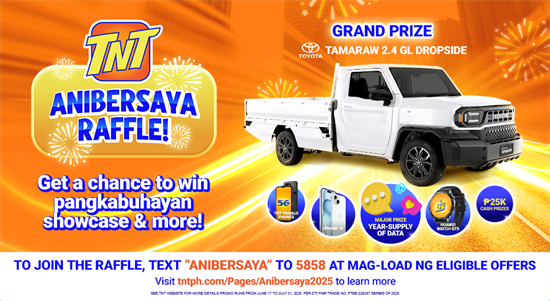 TNT Anibersaya Raffle TNT Anibersaya Raffle