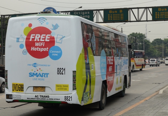 Smart powers Metro buses with free wifi