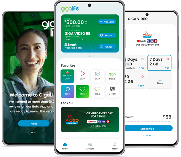 Smart GigaLife App