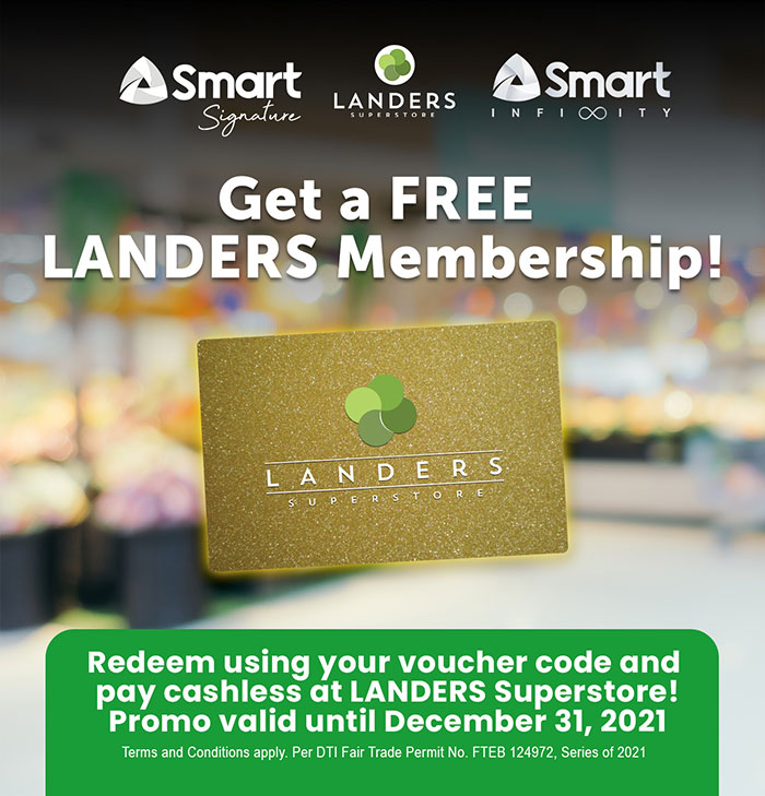 Smart Postpaid & Smart Infinity Free Landers Membership Promo